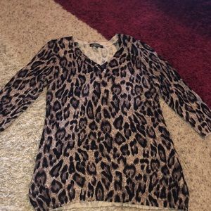 Almost famous Cheetah print sweater